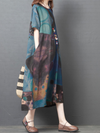 women's A-line dress with side pocket