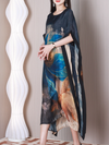 Women's Blue A-line Dress