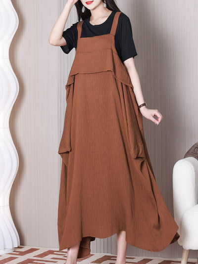 Women's Short Sleeves A-line Dress