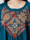 Women's Round Neck Midi-Dress