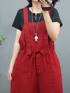 Women's Wide-Leg Overalls