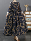 Women's Blue A-line Dress