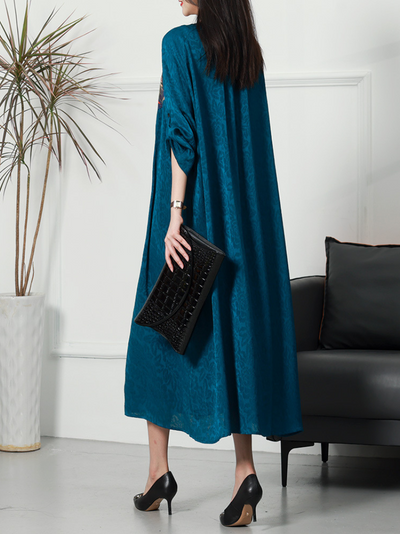 Women's Loose Midi-Dress