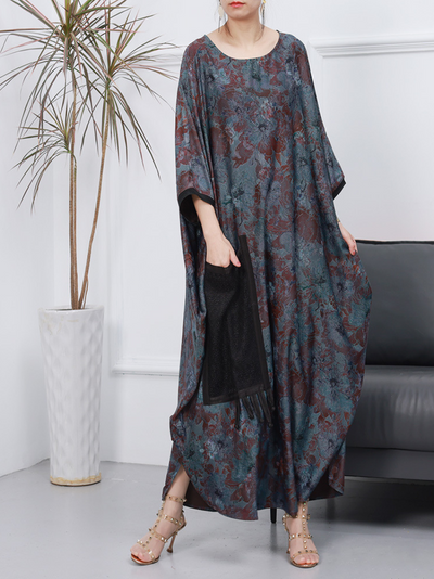 Women's Spring Plus Size Loose Kaftan Dress