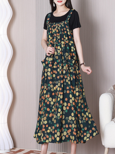 Women's Yellow Salopette Dress