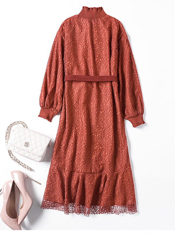 Vestido de encaje de Shiloh Midi