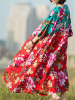 Robe dahlia smock