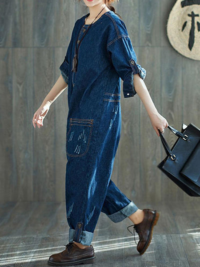 50s Revival Overall Dungarees