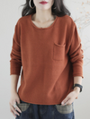 Women's round neck top