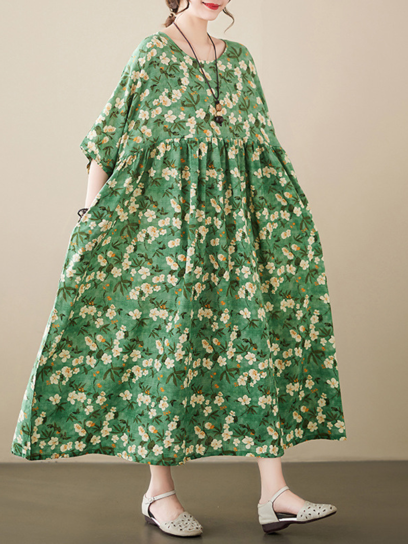 Women's Cotton Smock Dress