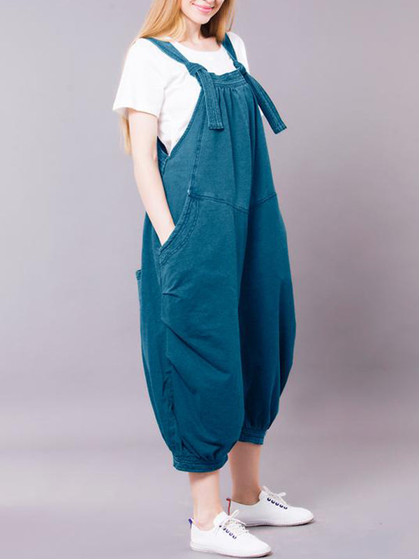 Side Pocket Overall Dungarees