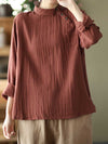 Feel The Heart Double-Layer Cotton Top