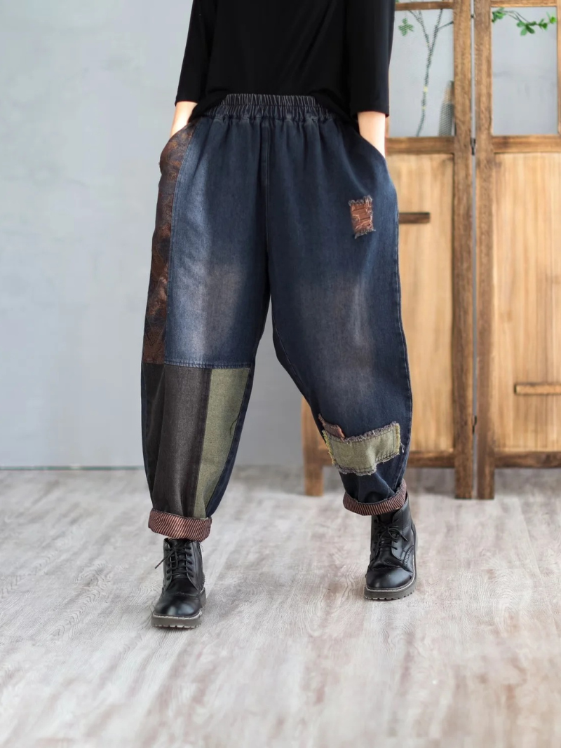 Women's Blue Denim Pants