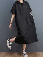 Robe mid de poche à double côté simple