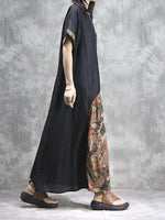 Half Sleeves A-Line Dress for Women