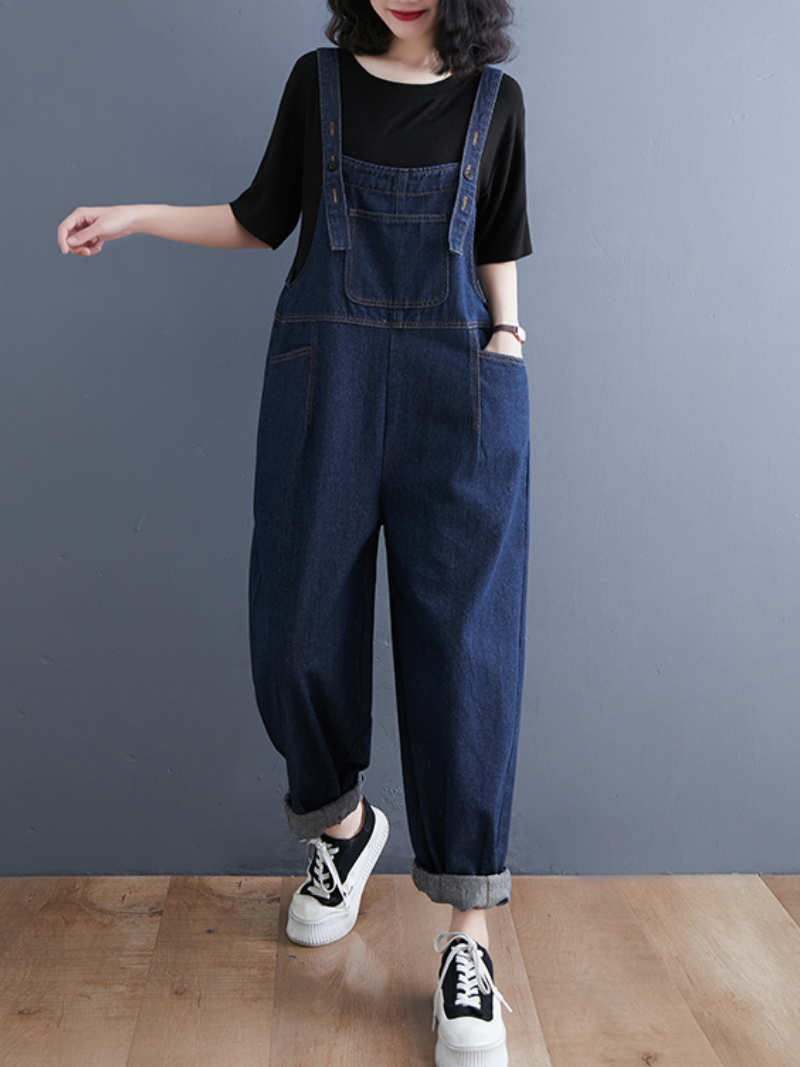 Women's Blue Overalls 