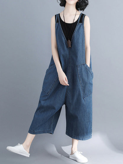 Pocket Style Overall Dungaress