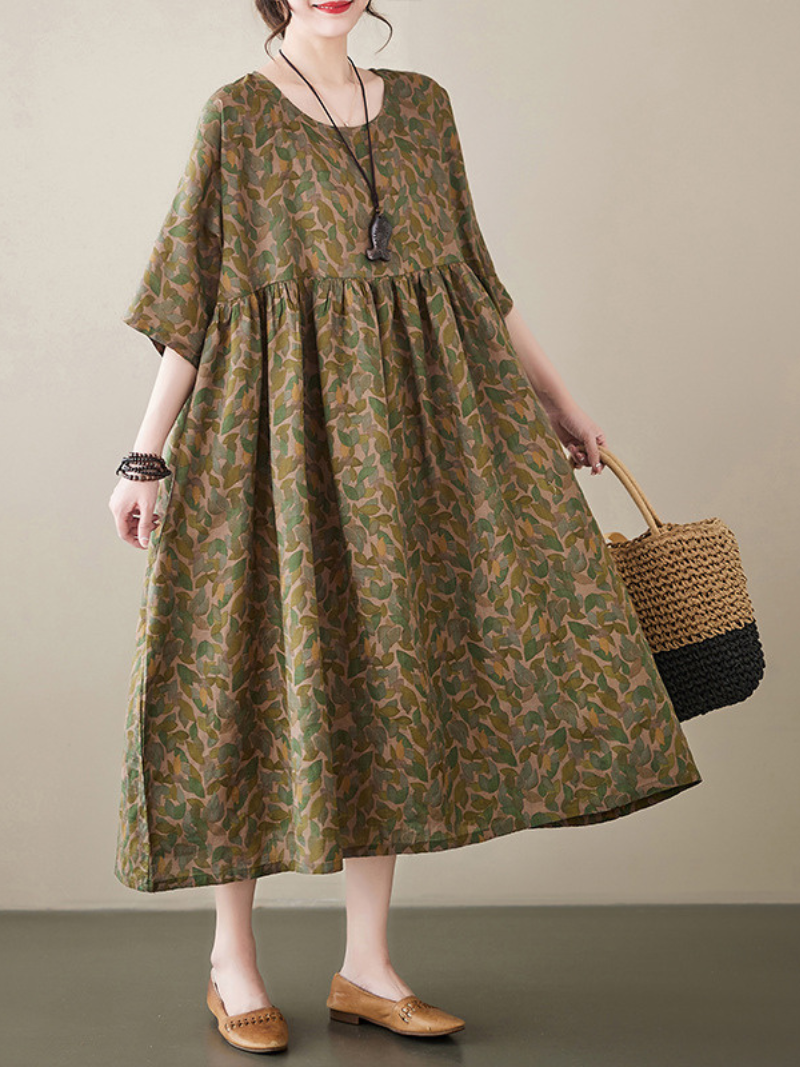 Women's Coffee Smock Dress