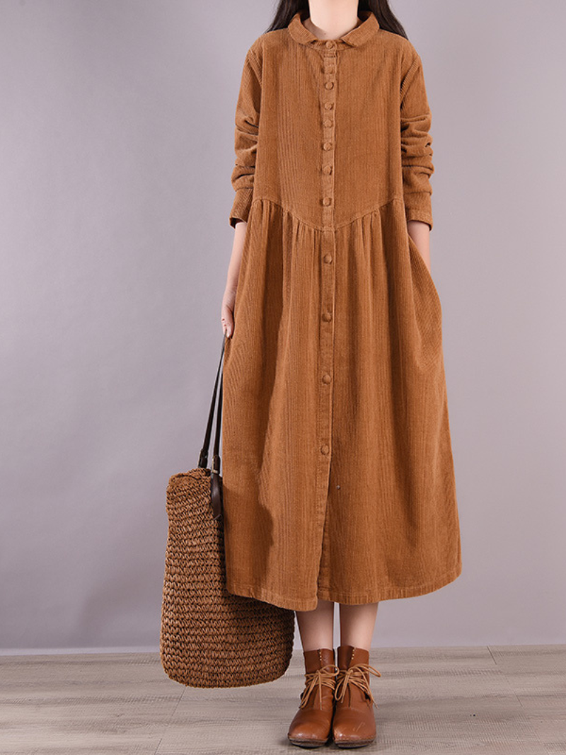 Women's Casual Loose Midi Dress, Formal Button Midi Dress, Little Wome Eva Trends Women's Casual Loose Midi Dress, Formal Button Midi Dress, Little Wome Eva Trends