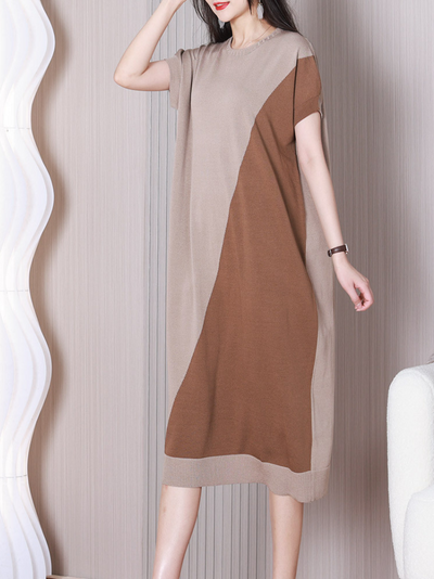 Women's Middle Waist Midi Dress