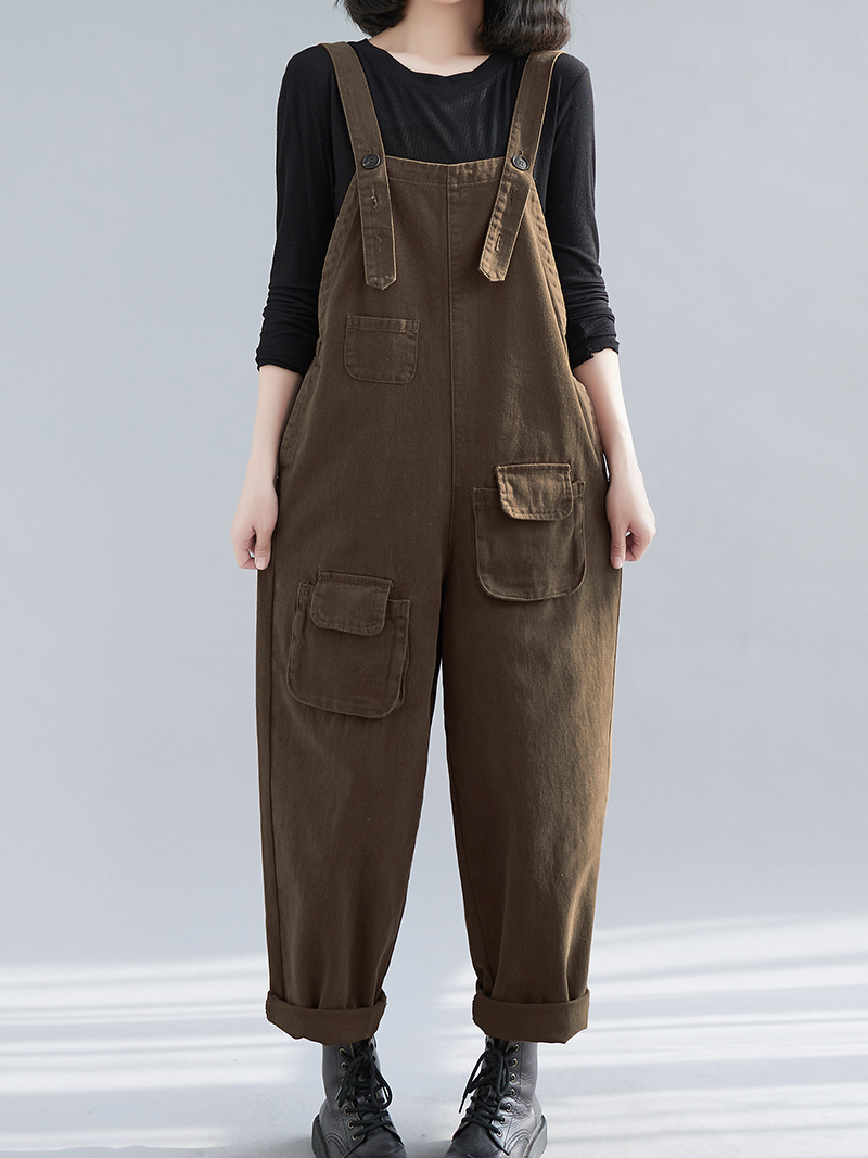 Women's Loose Overalls