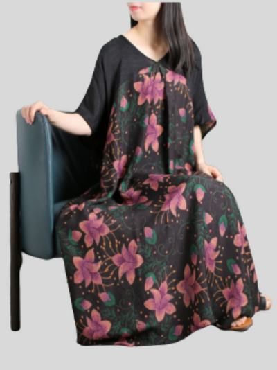 Women's Round Neck A-line Dress
