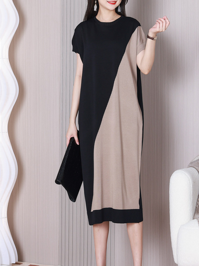 Women's Black Midi Dress