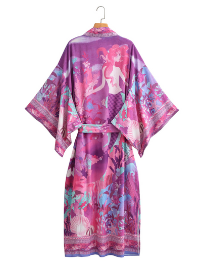 Women's Print Cardigan kimono