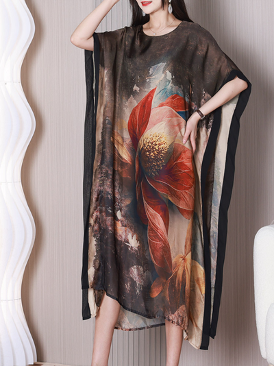 Women's Coffee A-line Dress