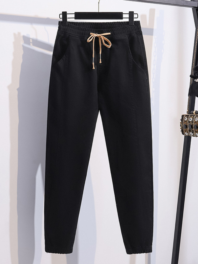 women's black jeans pants