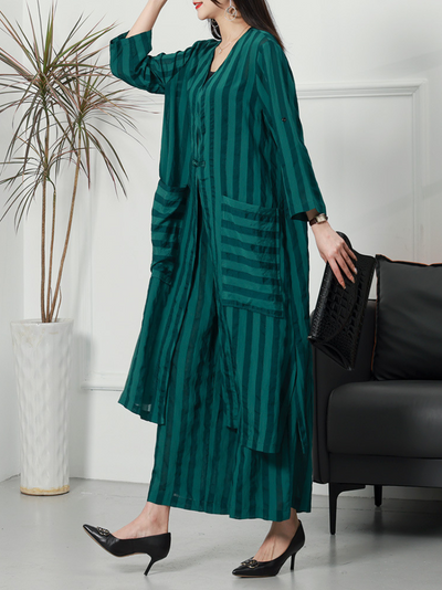 Women's Large-Size two pieces Dress