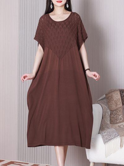 Women's Coffee A-line Dress