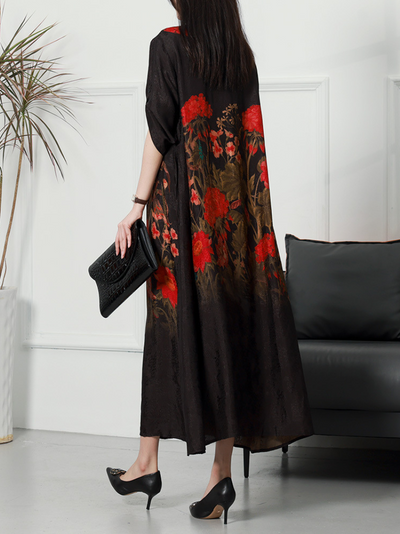 Women's Flower Print Dress
