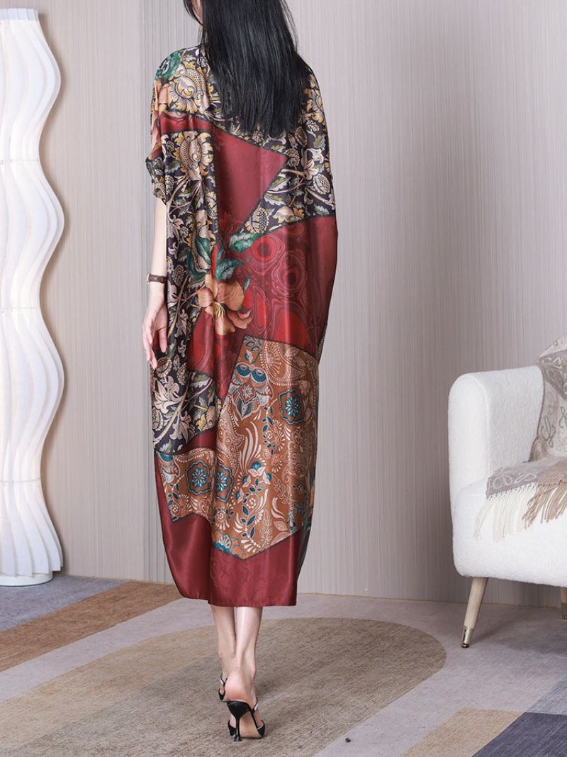 Women's Dolman Sleeves A-line Dress