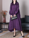 Women's Purple Stylish A-line Dress