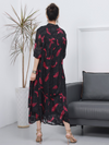 Women's Spring Pink Large Size Long Dress