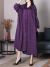 Women's Purple A-line Dress