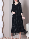Women's Polka Dot A-line Dress