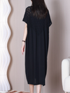 Women's Short Sleeves A-line Dress