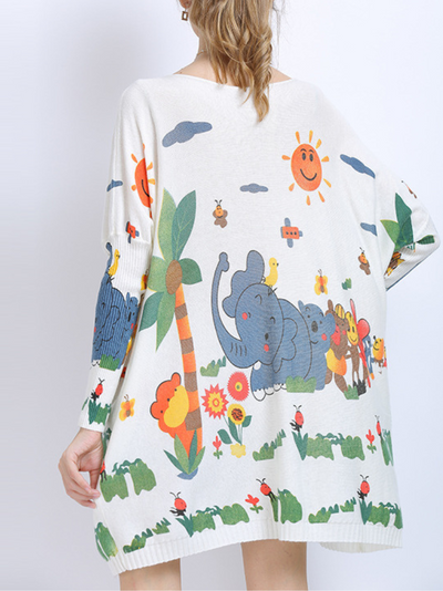 ladies  elephant sweater top