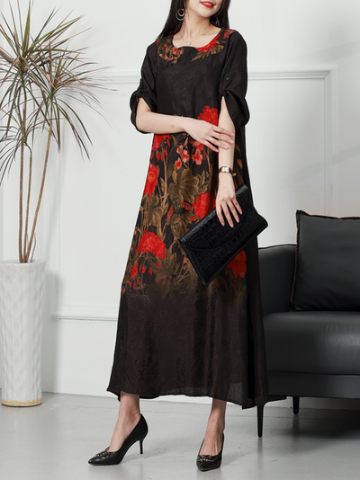Women's Red Midi-Dress
