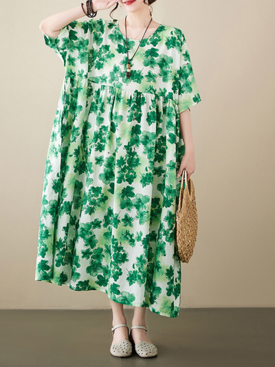 Women's A-line Smock Dress