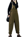 Women's Brown Dungarees Overalls