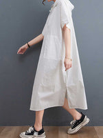 Robe mid de poche à double côté simple