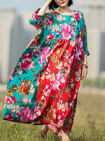 Robe dahlia smock