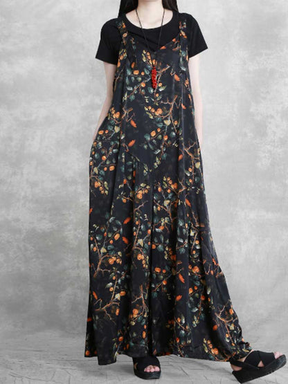 Women’s Floral Silk Overall Stylish Fit