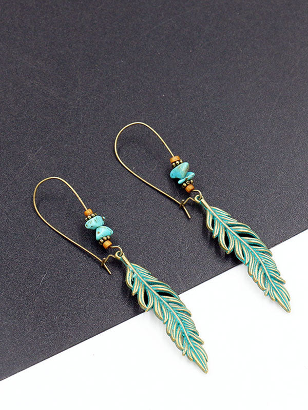 Sing of Wings Feather Earrings