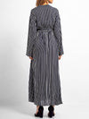 Natasha Basic Stripes A Line Dress