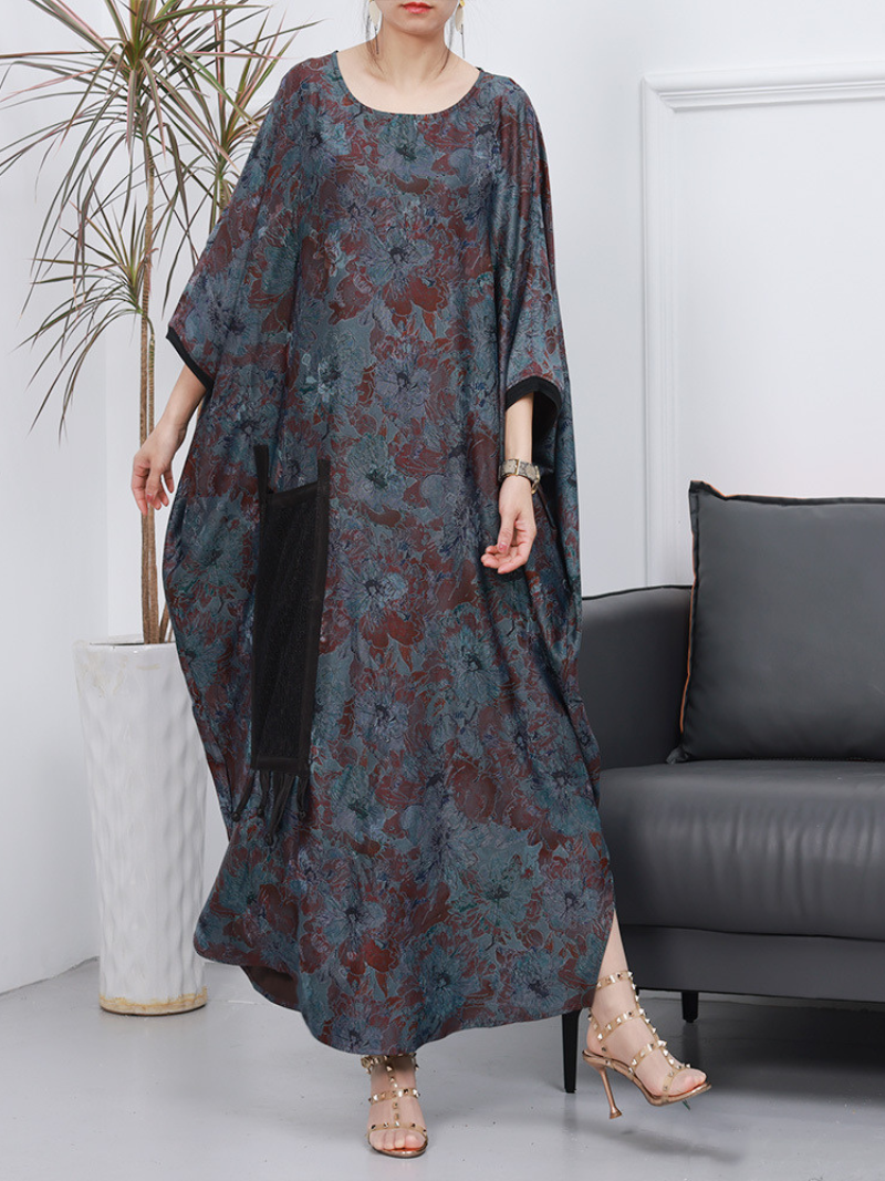 Women's Spring Plus Size Loose Kaftan Dress