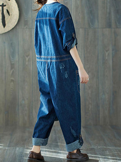 50s Revival Overall Dungarees